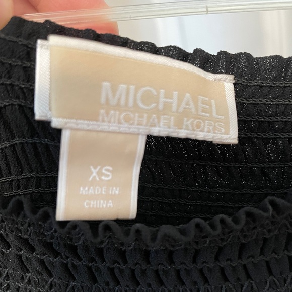 MICHAEL Michael Kors: Off Shoulder Peasant Dress🖤 - Picture 2 of 2